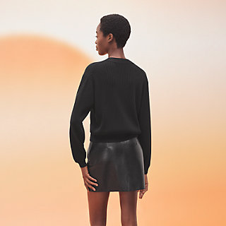 Zipped long-sleeve cardigan | Hermès UAE