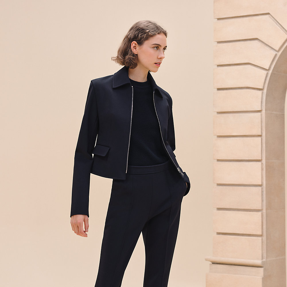 Zipped micro jacket | Hermès Canada