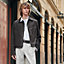 Zipped straight cut jacket, View: Worn, worn, view 1 of 5