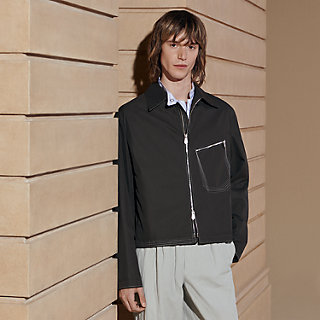 Zipped straight cut jacket | Hermès Canada