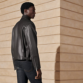 Zipped straight cut jacket | Hermès Canada