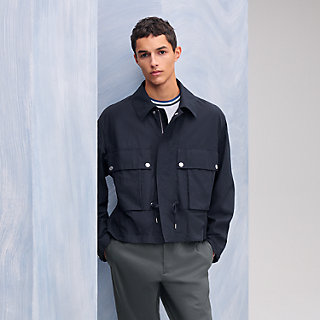 HERMES、ビニールジャケット.L〜XL. エルメス ナイロン ジャケット XL メンズ オレンジ ZZ014798