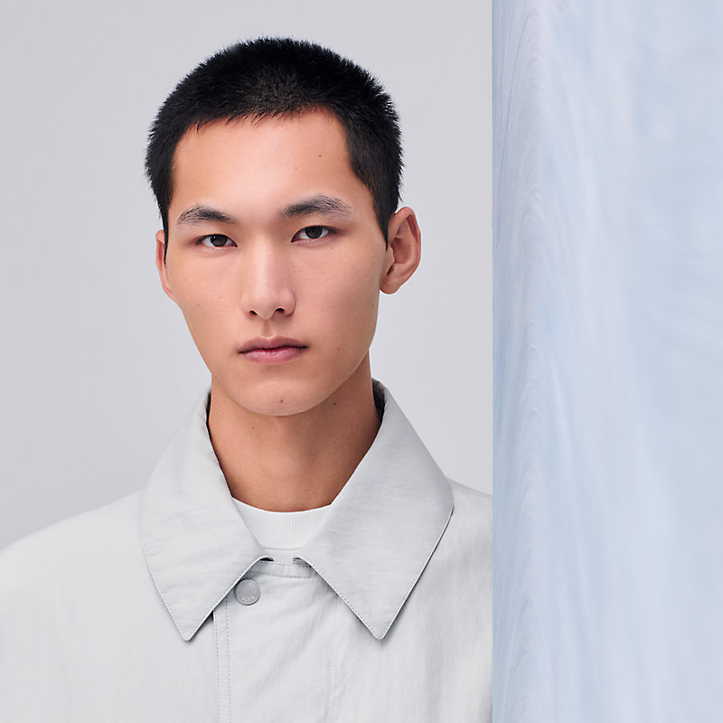Zipped straight cut jacket