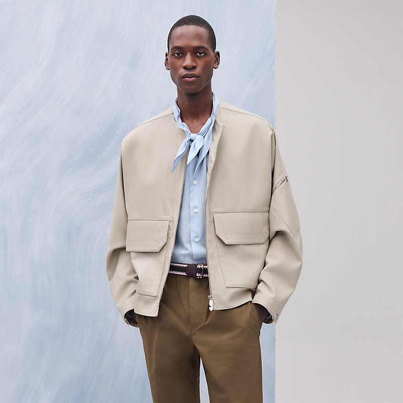 Zipped straight cut jacket | Hermès Hong Kong SAR
