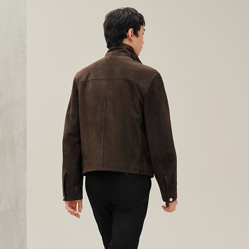 Zipped straight cut jacket | Hermès Poland