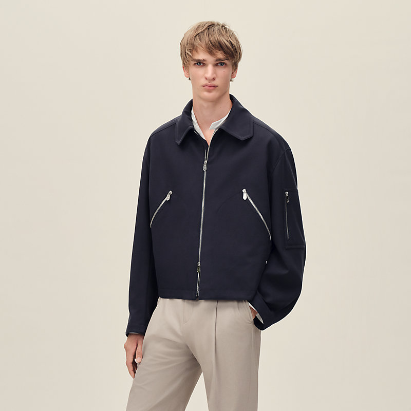 Zipped straight cut jacket | Hermès USA