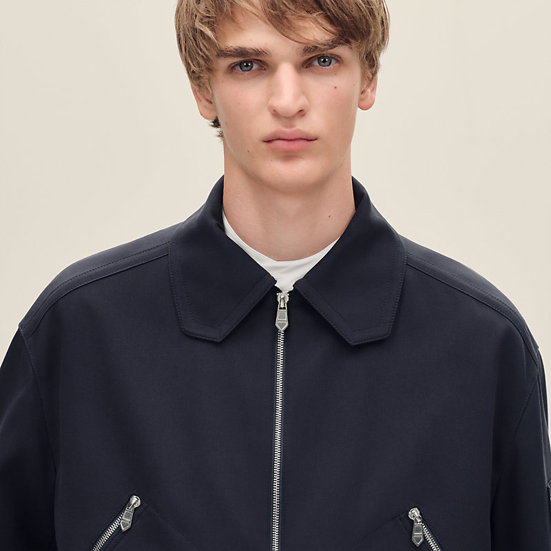 Zipped straight cut jacket | Hermès USA