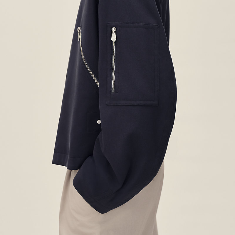 Zipped straight cut jacket | Hermès USA