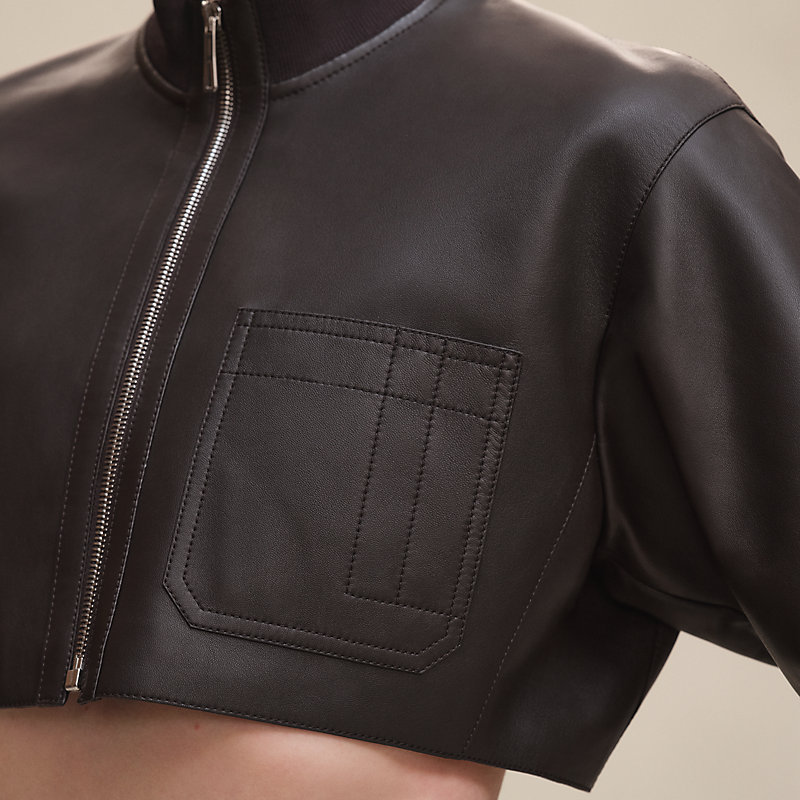 Zipped top - Brown | Hermès Canada