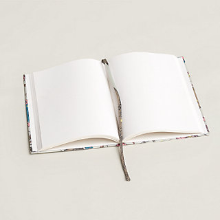 Zodiaque silk notebook - Blue | Hermès USA