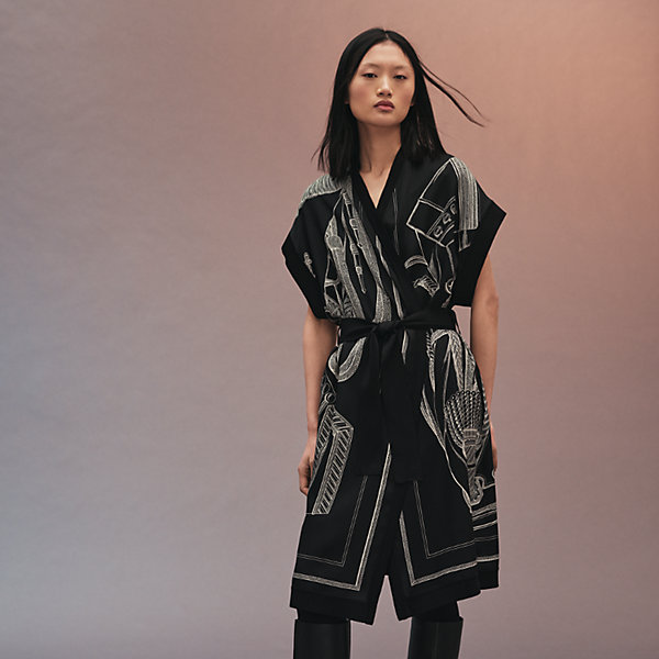 hermes long cardigan