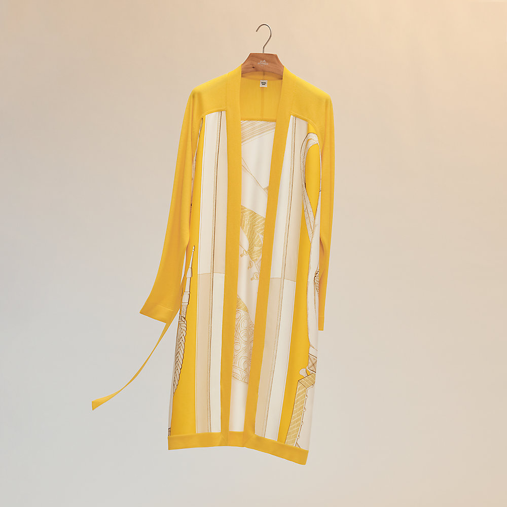 hermes long cardigan