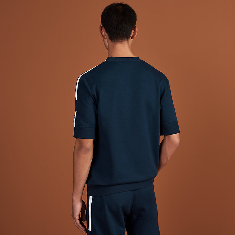 Zweifarbiges Jogging-T-Shirt