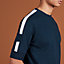 Zweifarbiges Jogging-T-Shirt, Ansicht: Getragene Ansicht, worn, Ansicht 4 von 4