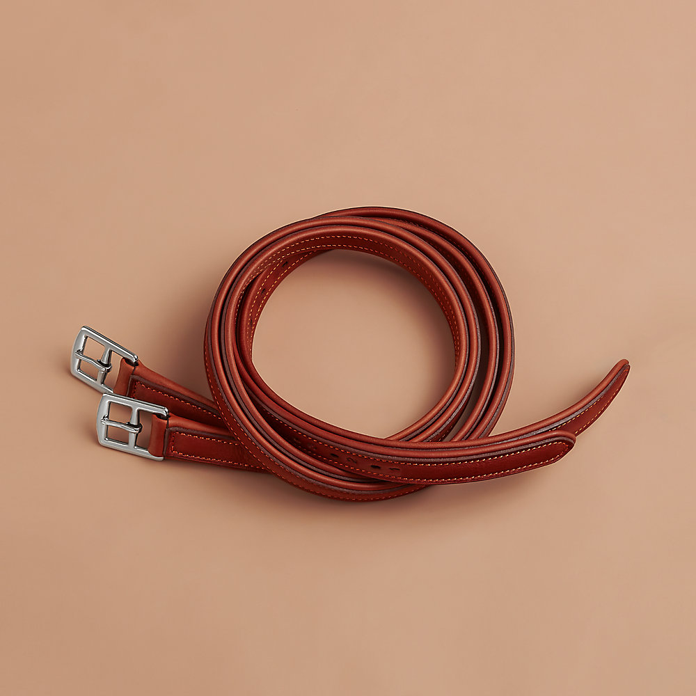 HERMES エルメス あぶみ革 ナチュラルxホワイト135 あぶみ革 裏地付き | Hermès - エルメス-公式サイト