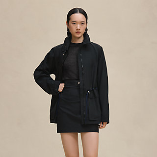 新品未使用　HERMES フード付きウィンドブレーカー ウィンドブレーカー--5H0151DV02