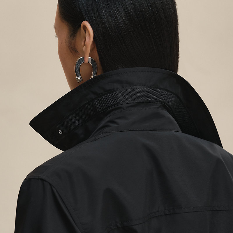 新品未使用　HERMES フード付きウィンドブレーカー ウィンドブレーカー - ブラック | Hermès - エルメス-公式サイト
