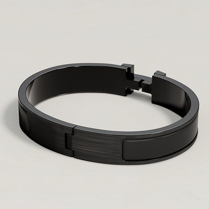 新品未使用　HERMES エルメス　クリックHHソーブラックブレスレットT6 黒 エナメルブレスレット 《クリックHH》 ソー・ブラック | Hermès
