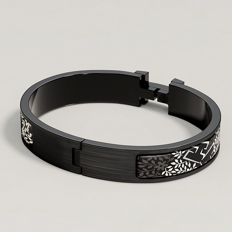 エナメルブレスレット 《クリックHH/カリプソの庭園》 | Hermès