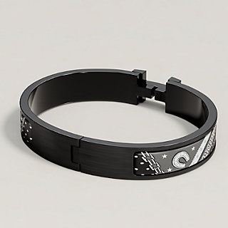 エナメルブレスレット 《クリックHH/朝の散歩・バンダナ》 | Hermès