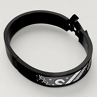 エナメルブレスレット 《クリックHH/朝の散歩・バンダナ》 | Hermès