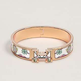 【クールでカッコいい♪】 HERMES   ブレスレット エナメルブレスレット 《クリックH/アルネ・ドゥ・クール
