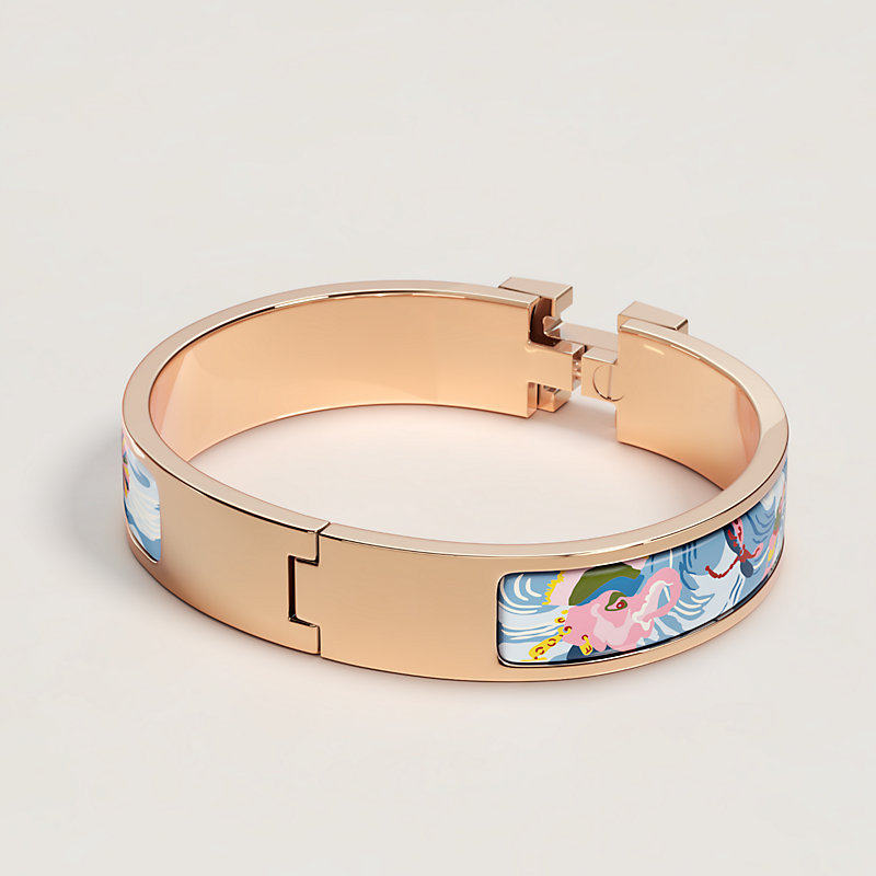 エナメルブレスレット 《クリックH/エミール一夜物語》 - ブルー