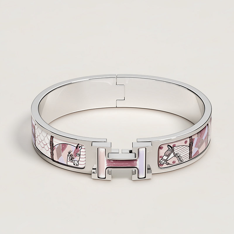 HERMES Hブレス　パープル HERMES Hブレスパープル