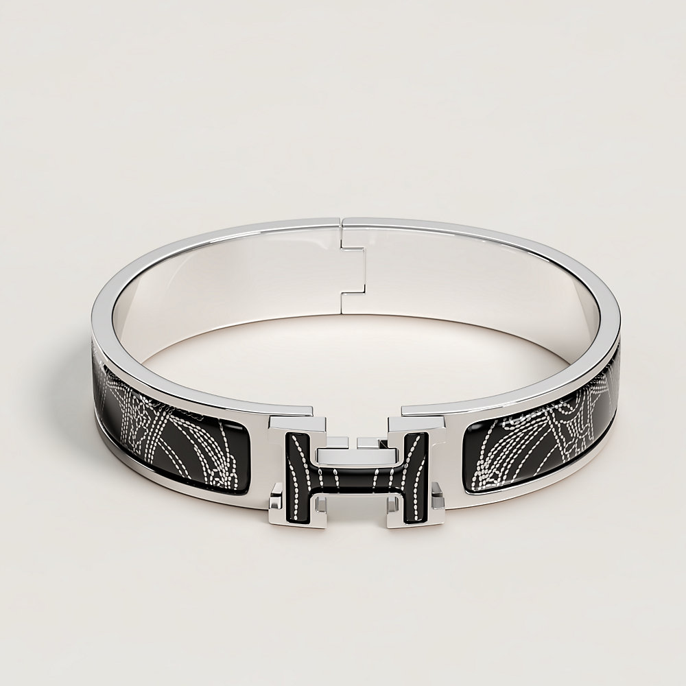 エルメス　エナメルアクセサリー エナメルブレスレット ファン 《貝殻》 - ベージュ | Hermès
