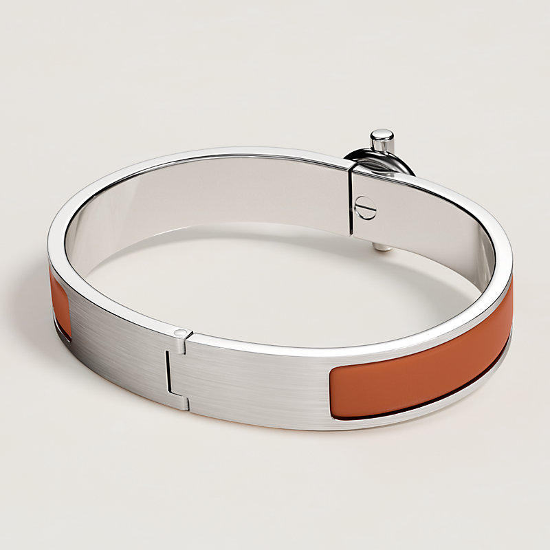 HERMES エルメス バングル ブレスレット クリック/グレナン エタン 新品 エナメルブレスレット 《クリック/グレナン》 - ブラック