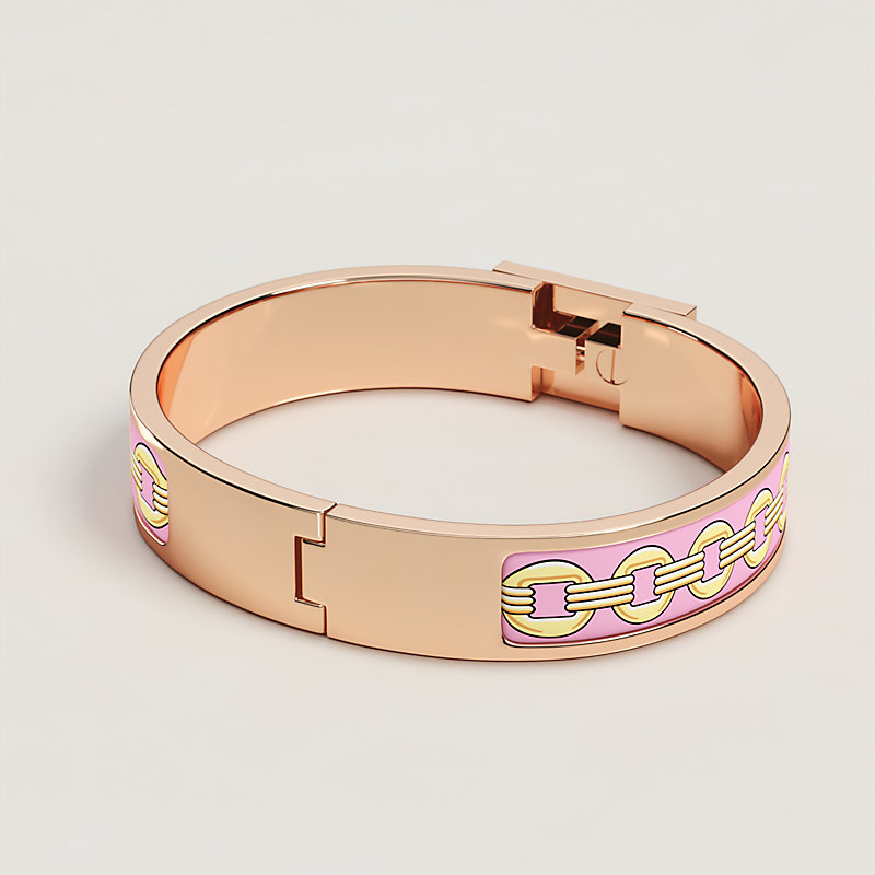 エルメス エナメルブレスレット クリック・アノー/コリエ・ド・シアン