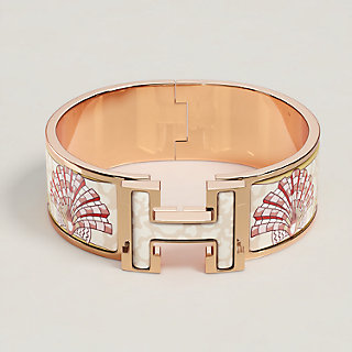 安い割引 エナメルブレスレット Hermès | 《クリック・クラックH/貝殻》 ブレスレット、バングル