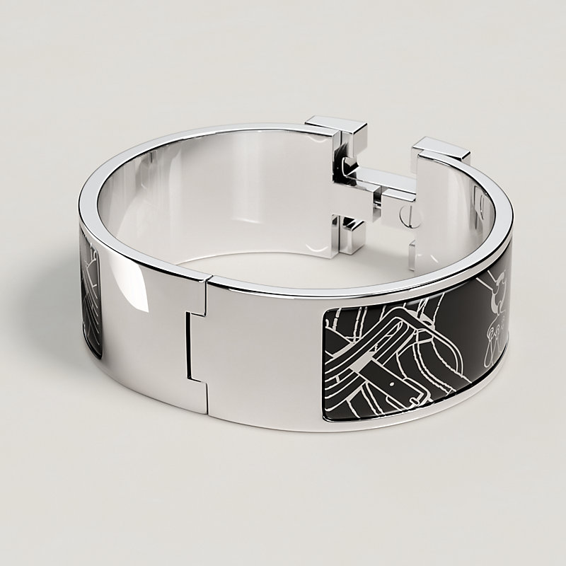 エルメス クリッククラック　ブラック 楽天市場】【極美品】HERMES エルメス クリックH クリック