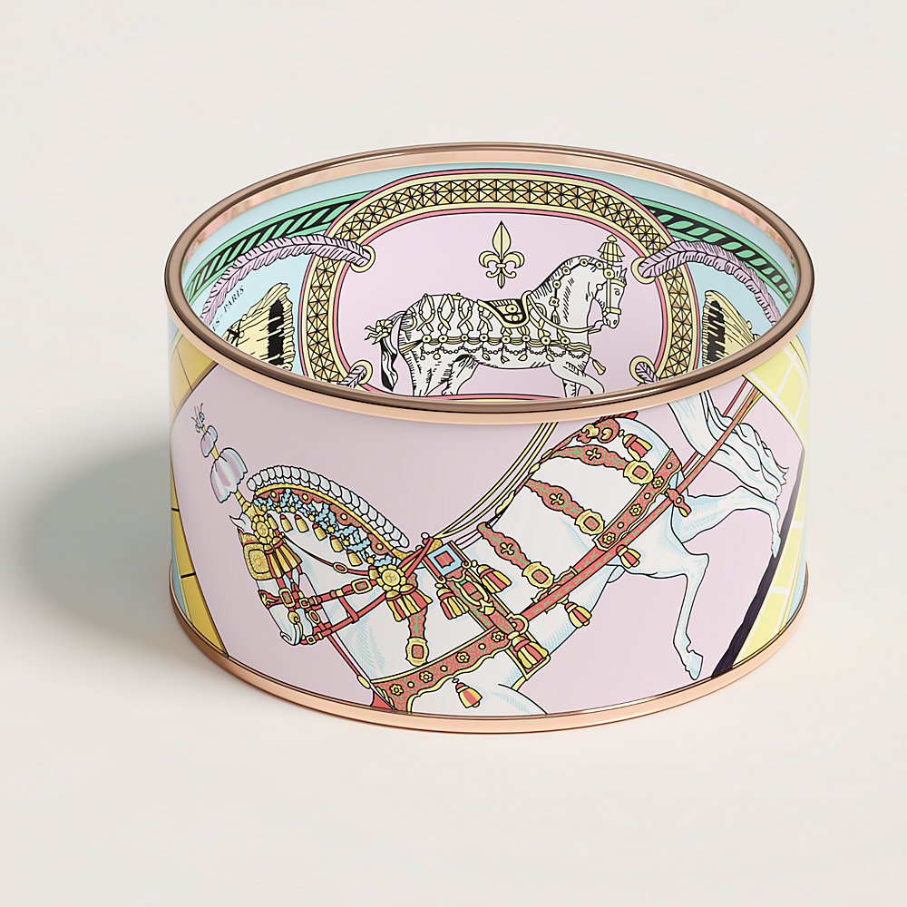 お洒落な柄が目を惹く♪【HERMES】Grand Apparat ブレスレット エナメルブレスレット 《グラン・アパラ》 | Hermès - エルメス