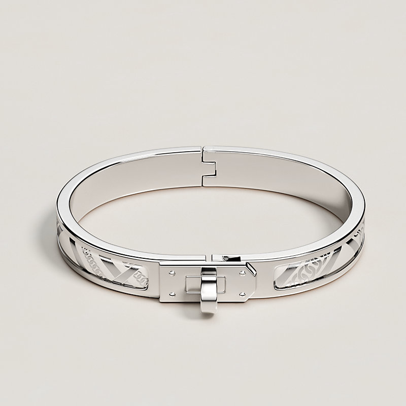 【ご希望者様用値下げしました】HERMES エルメス　エナメルブレスレット エナメルブレスレット ラージ 《エリオスの王国》 - オレンジ