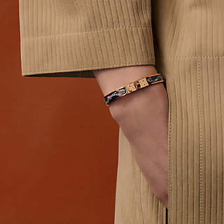 エナメルブレスレット 《ミニ・クリック・ケリー/レ・クレ》 - ピンク