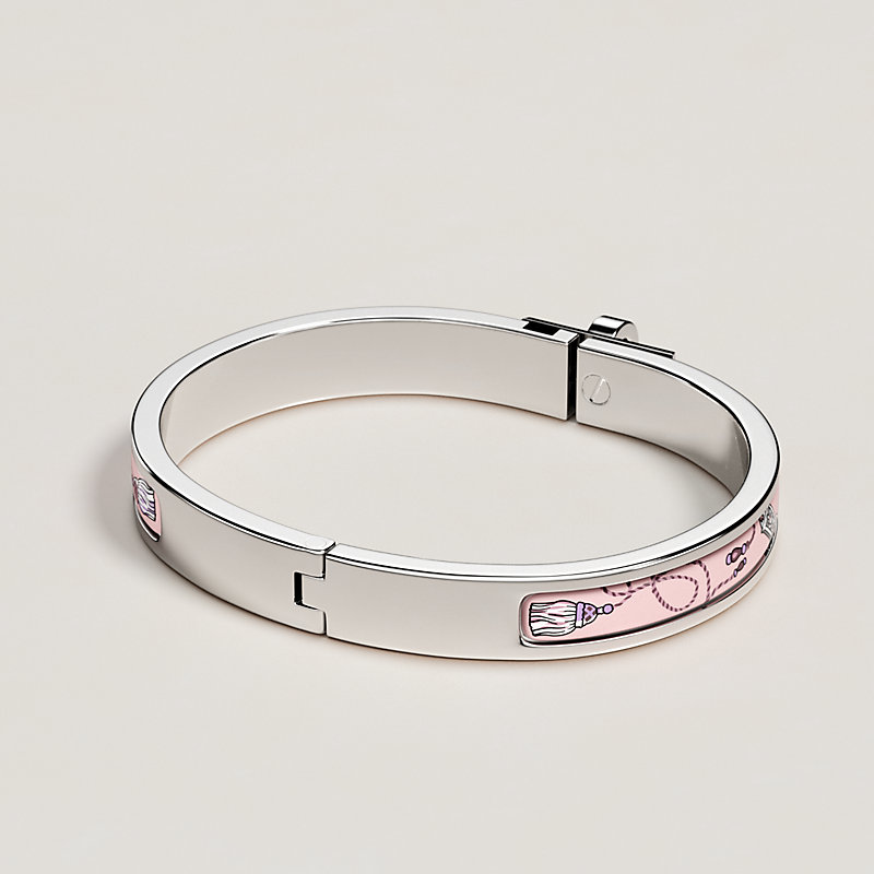 【美品】エルメス ミニクリックケリー エナメルブレスレット エナメルブレスレット 《ミニ・クリック・ケリー/エルメス・フラッグ