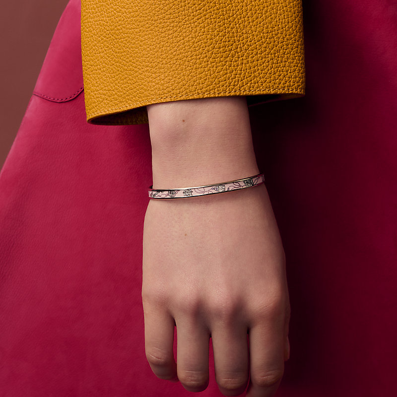 エナメルブレスレット 《レ・クレ》 - パープル | Hermès - エルメス