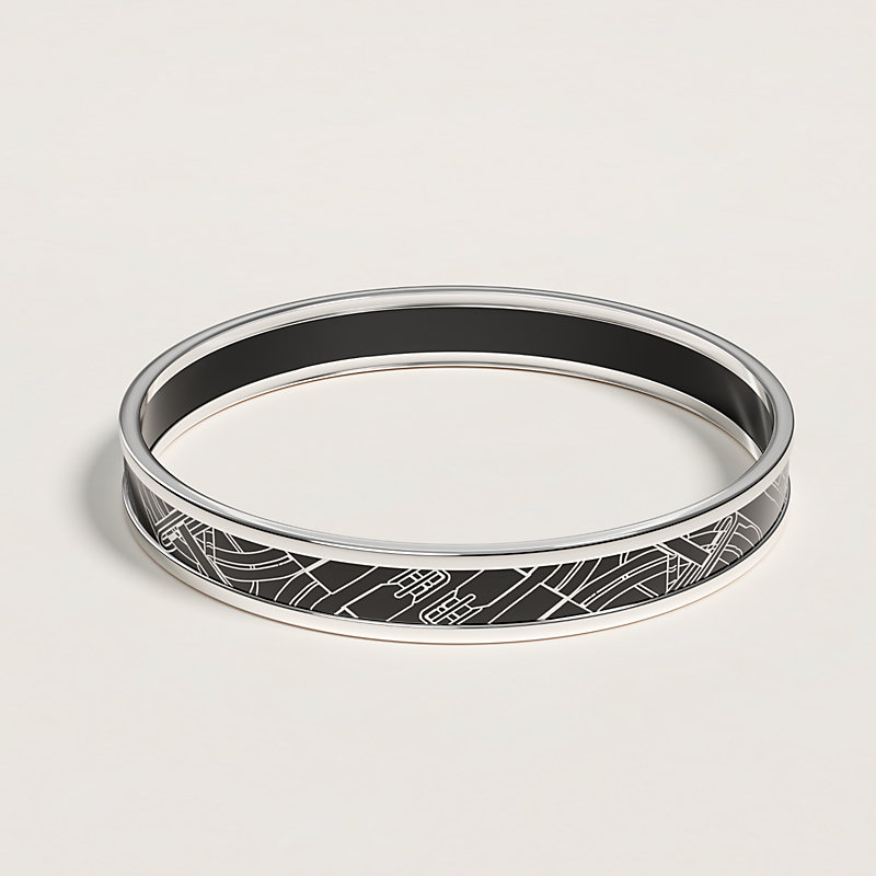 HERMÈS エナメルブレスレット ブラック 人気カラー HERMÈS