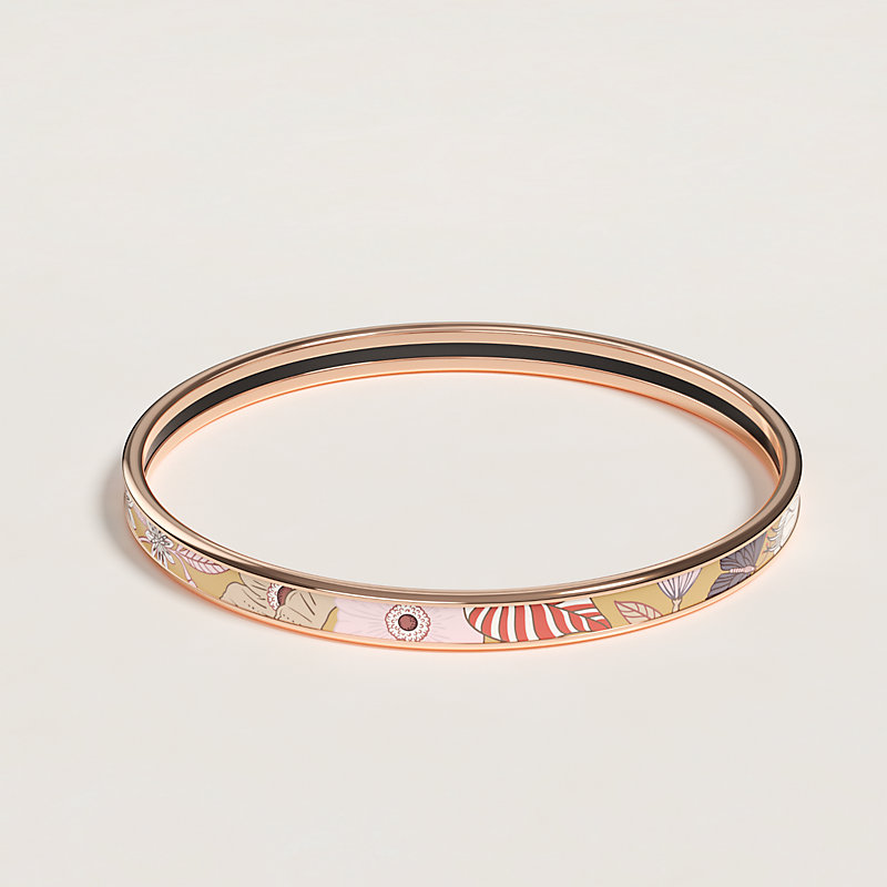 【美品】HERMES✨エルメス　エナメルブレスレット　エクストラ　バングル エナメルブレスレット エクストラファン 《トレス・ドゥ・クール