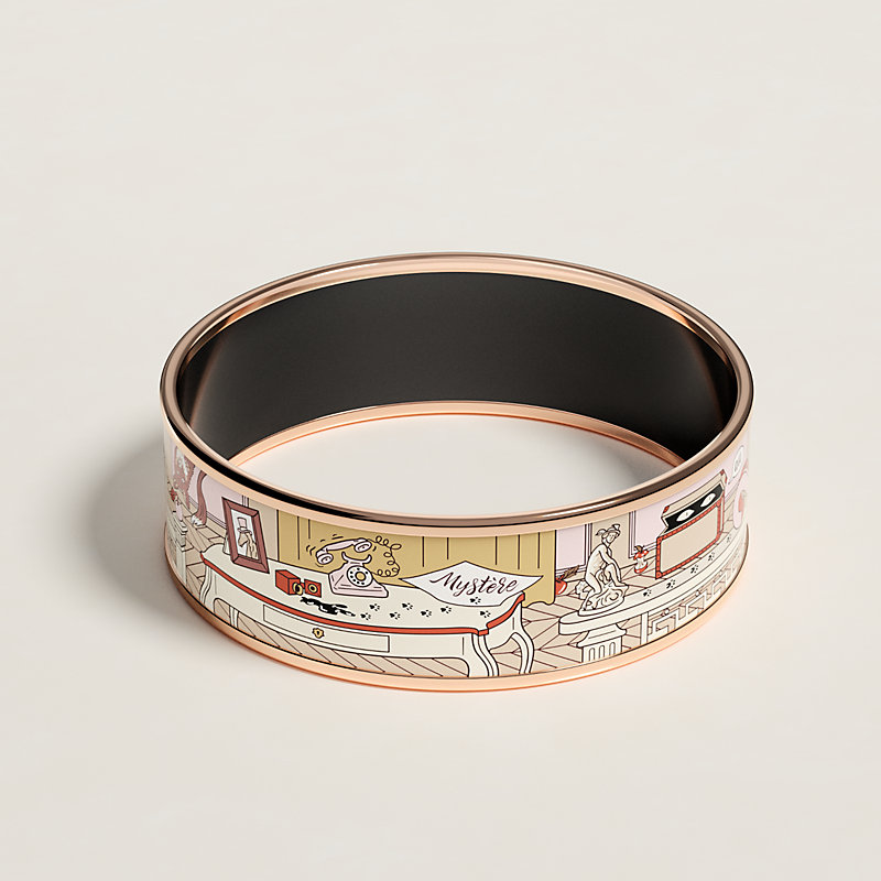 エナメルブレスレット ラージ 《24番地のミステリー》 | Hermès