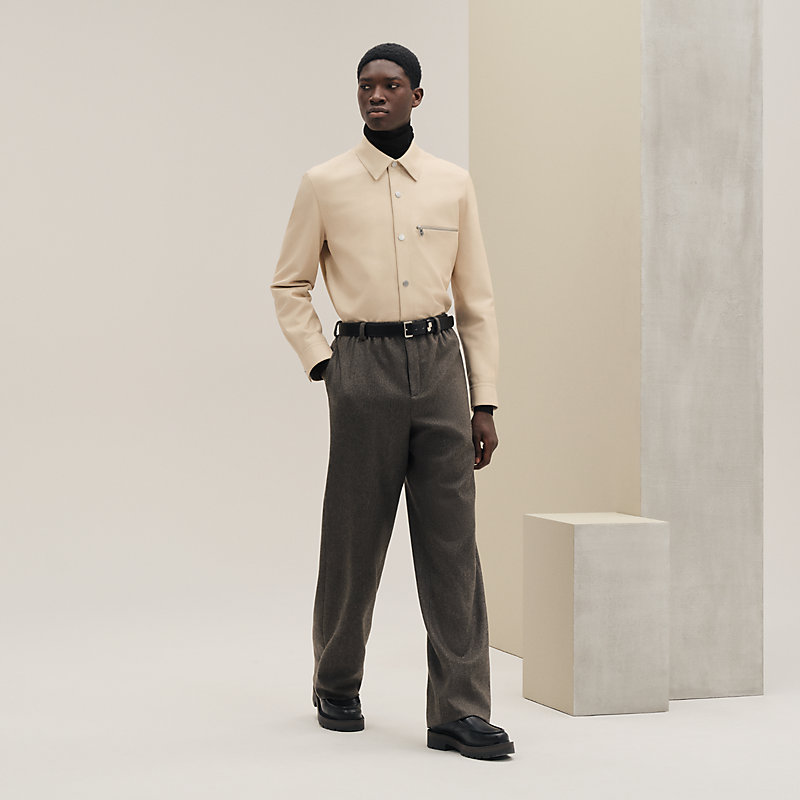 オーバーシャツ - グリーン - 60 | Hermès - エルメス-公式サイト