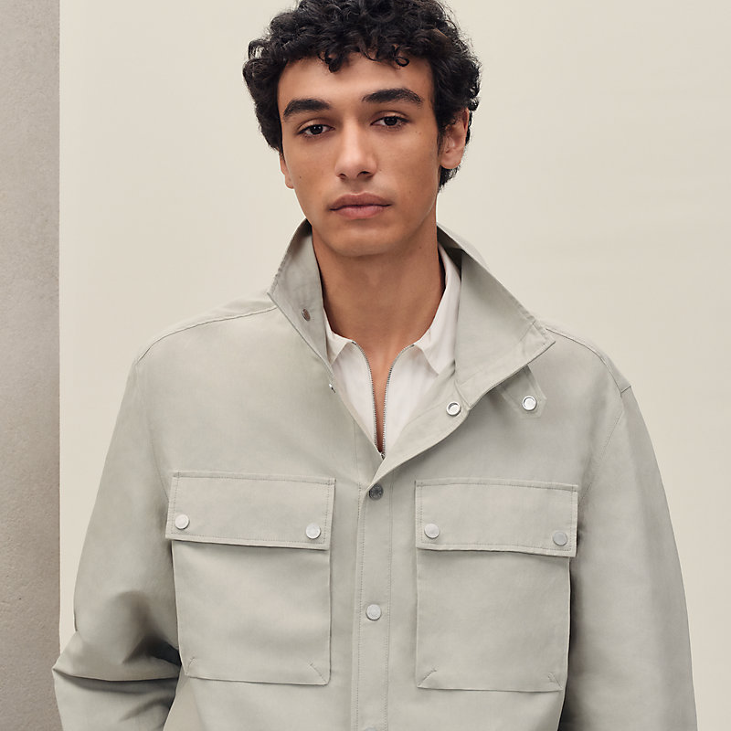 『HERMES』今季　エルメス　オーバーシャツ　ブラウス　ブルゾン オーバーシャツ | Hermès - エルメス-公式サイト