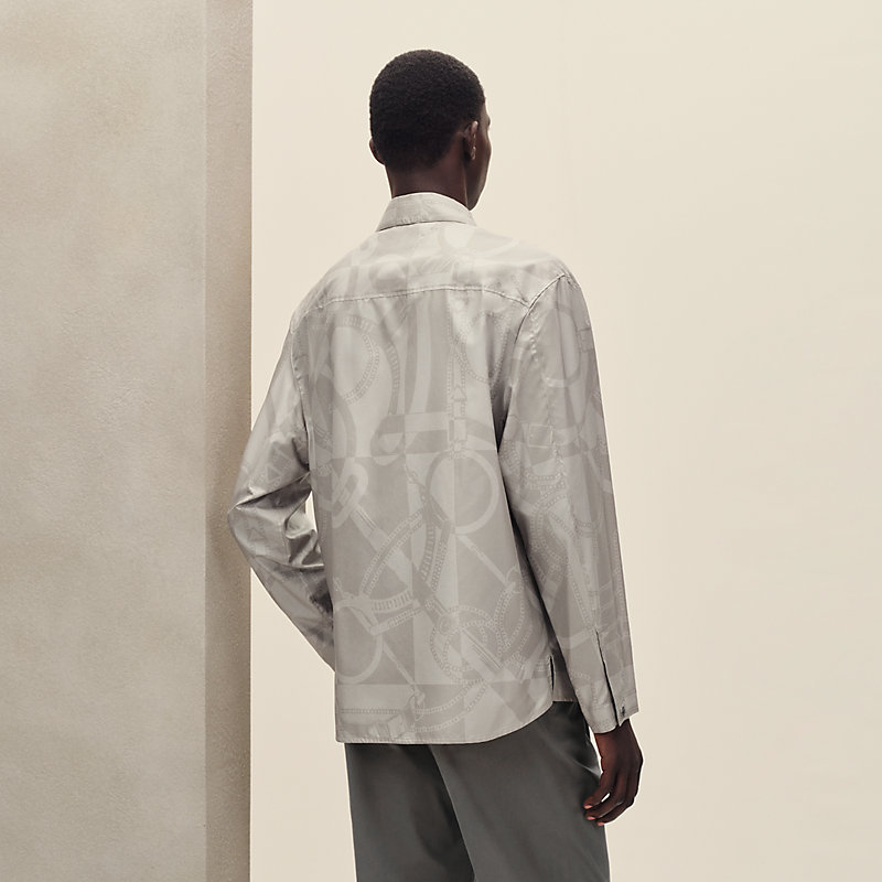 『HERMES』今季　エルメス　オーバーシャツ　ブラウス　ブルゾン オーバーシャツ | Hermès - エルメス-公式サイト