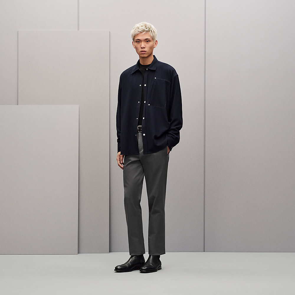 オーバーシャツ クルー・ド・セル | Hermès - エルメス-公式サイト