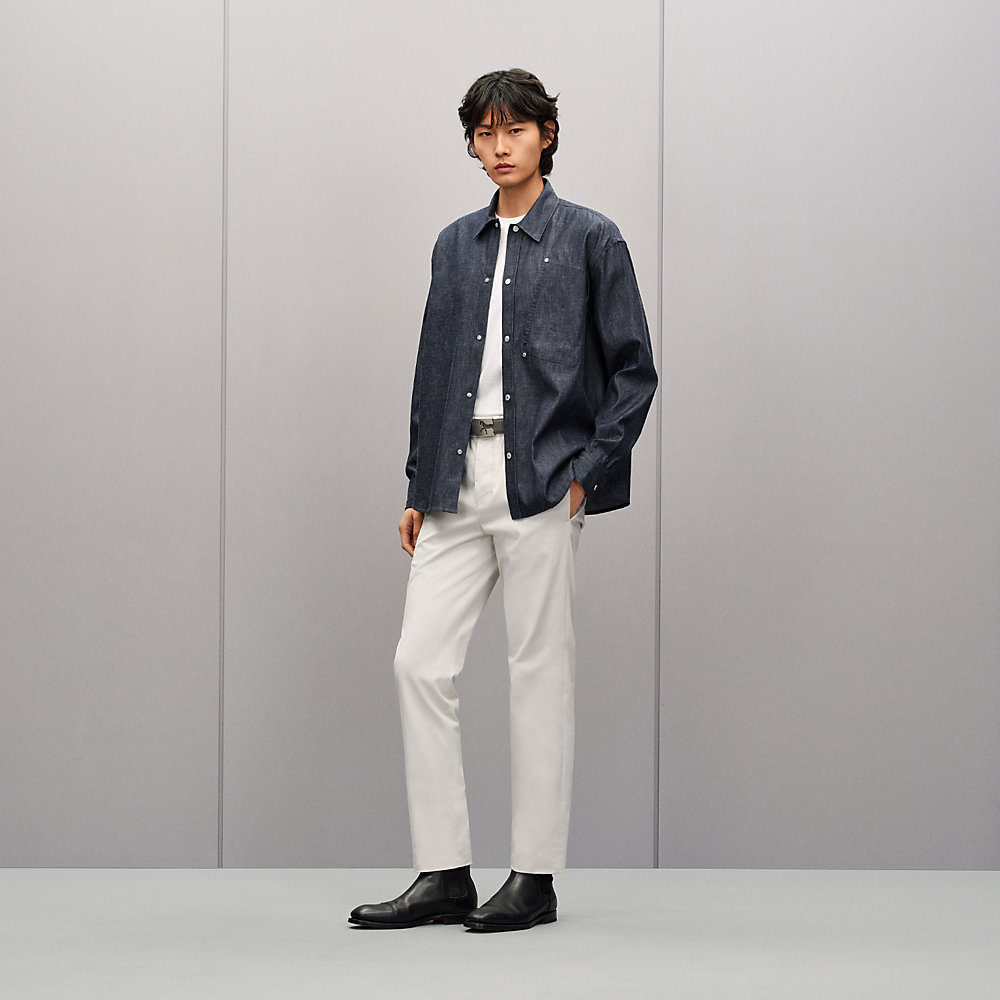 オーバーシャツ クルー・ド・セル | Hermès - エルメス-公式サイト