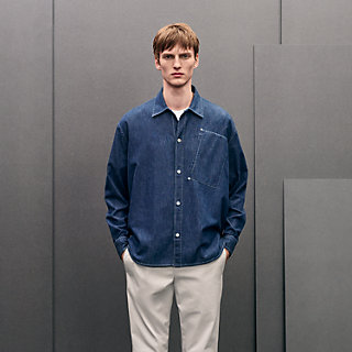 オーバーシャツ クルー・ド・セル | Hermès - エルメス-公式サイト