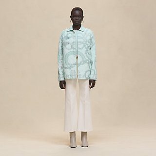 エルメス半袖　Tシャツ パルフロワ・リミックス　25AW 白　プリント　38 エルメス半袖 Tシャツ パルフロワ・リミックス 25AW 白 プリント 38