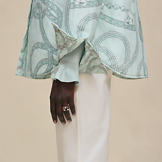 オーバーシャツ リバーシブル 《パルフロワ・リミックス》プリント