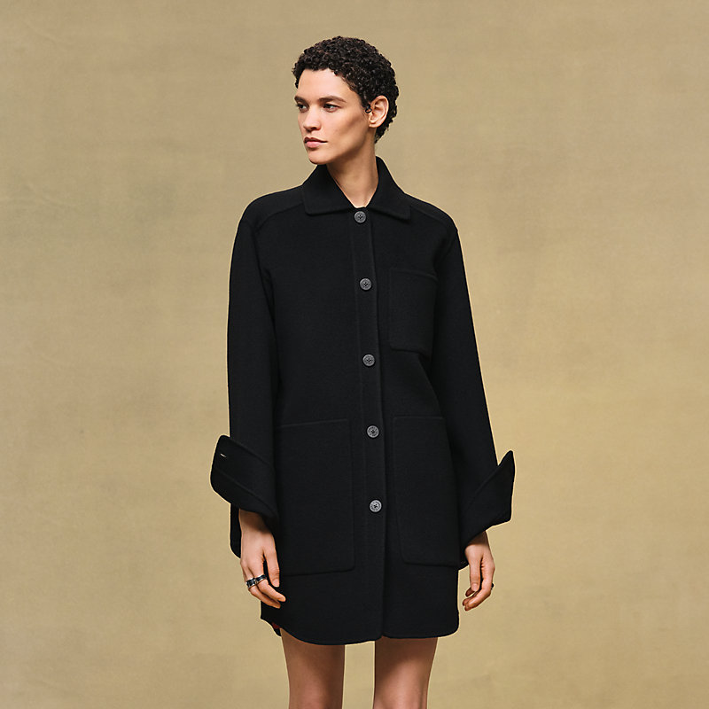 エルメス　シャツ　コート　未使用　40 オーバーシャツコート | Hermès - エルメス-公式サイト